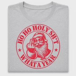 Retro Santa Middle Finger DTF Transfer