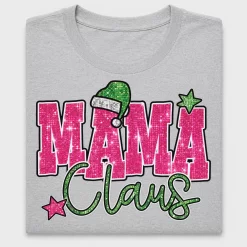 Mama Claus Christmas DTF Transfer