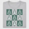 Retro Christmas Tree Doodle DTF Transfer