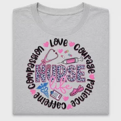 Nurse Life Leopard Print DTF Transfer
