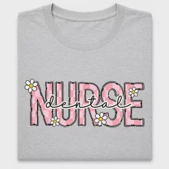 Dental Nurse Floral DTF Transfer