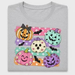 Colorful Jack O'Lantern DTF Transfer