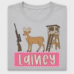 Hunting Deer Girl DTF Transfer