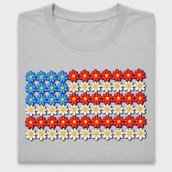 Daisy American Flag DTF Transfer