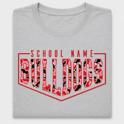 Custom School Mascot Bulldog DTF Transfer