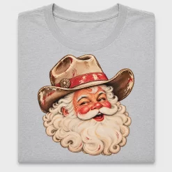 Cowboy Santa DTF Transfer