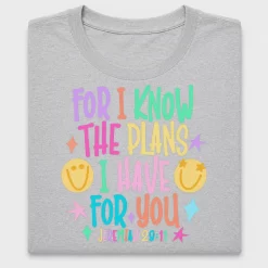 For I Know The Plans Jeremiah DTF Transfer
