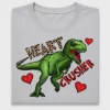 Heart Crusher Dinosaur DTF Transfer