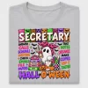 Halloween Secretary DTF Transfer Design