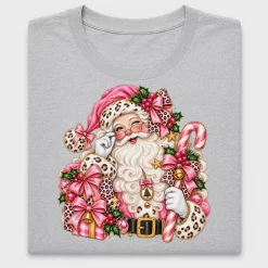 Leopard Santa Christmas DTF Transfer