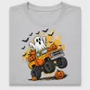 Halloween Monster Truck Ghost DTF Transfer
