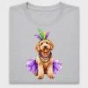 Mardi Gras Dog DTF Transfer