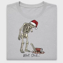 Funny Christmas Skeleton DTF Transfer