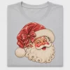 Vintage Santa Face DTF Transfer