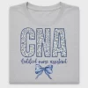 CNA Floral DTF Transfer Design
