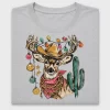 Cowboy Reindeer Christmas DTF Transfer