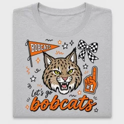 Bobcats School Spirit DTF Transfer