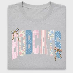 Preppy Patchwork Bobcats DTF Transfer