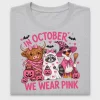 In October We Wear Pink DTF Transfer