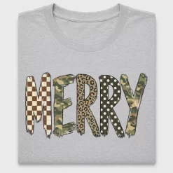Retro Merry Camo DTF Transfer