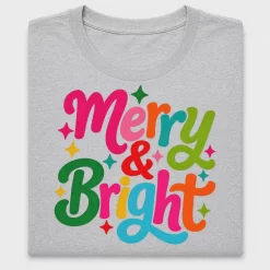 Colorful Merry & Bright DTF Transfer