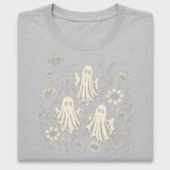 Cute Ghost Trio Wildflower DTF Transfer