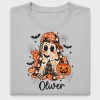 Halloween Ghost Checkered DTF Transfer
