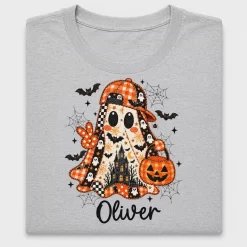Halloween Ghost Checkered DTF Transfer
