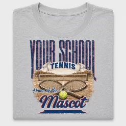 Retro Your School Tennis DTF Transfer