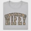 Wifey Camo Varsity DTF Transfer