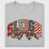 Retro Sleigh Plaid Bow DTF Transfer