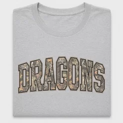 Distressed Dragons Camo DTF Transfer