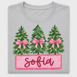 Personalized Christmas Trees DTF Transfer