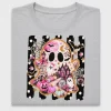 Preppy Halloween Ghost Skull DTF Transfer