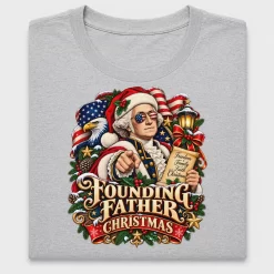 Founding Father Christmas DTF Transfer