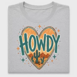 Retro Desert Howdy DTF Transfer