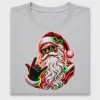 Neon Santa Claus DTF Transfer